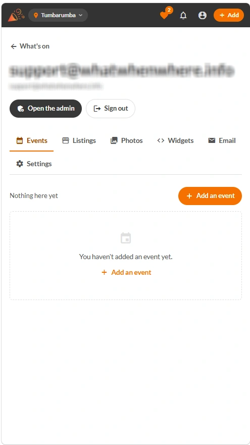 Your profile